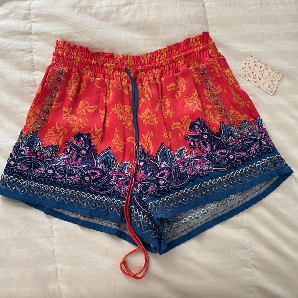 Free People Patterned Shorts